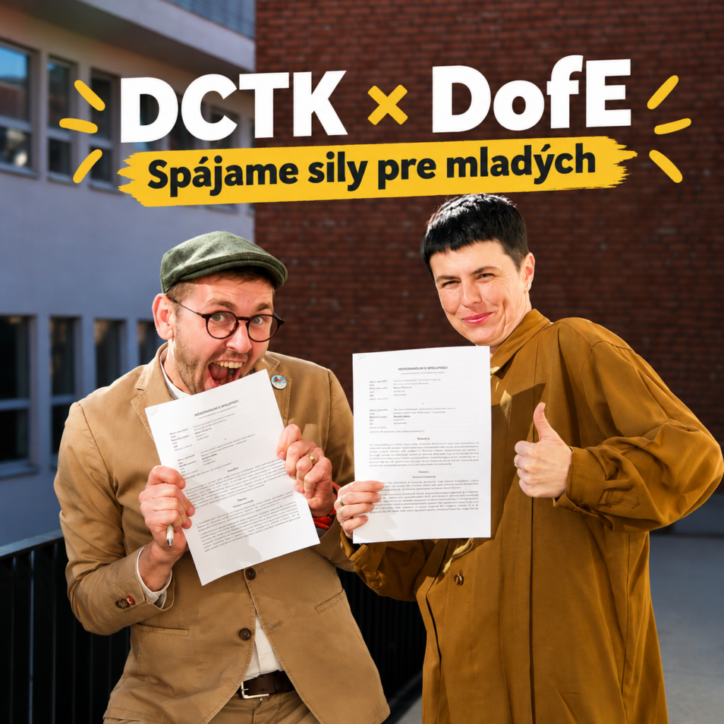 DCTK a DofE podpísali memorandum o spolupráci